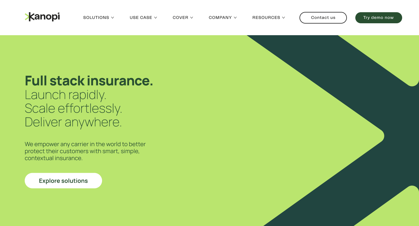 Kanopi home page banner